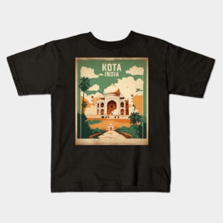 Kota India Vintage Tourism Travel Kids T-Shirt
